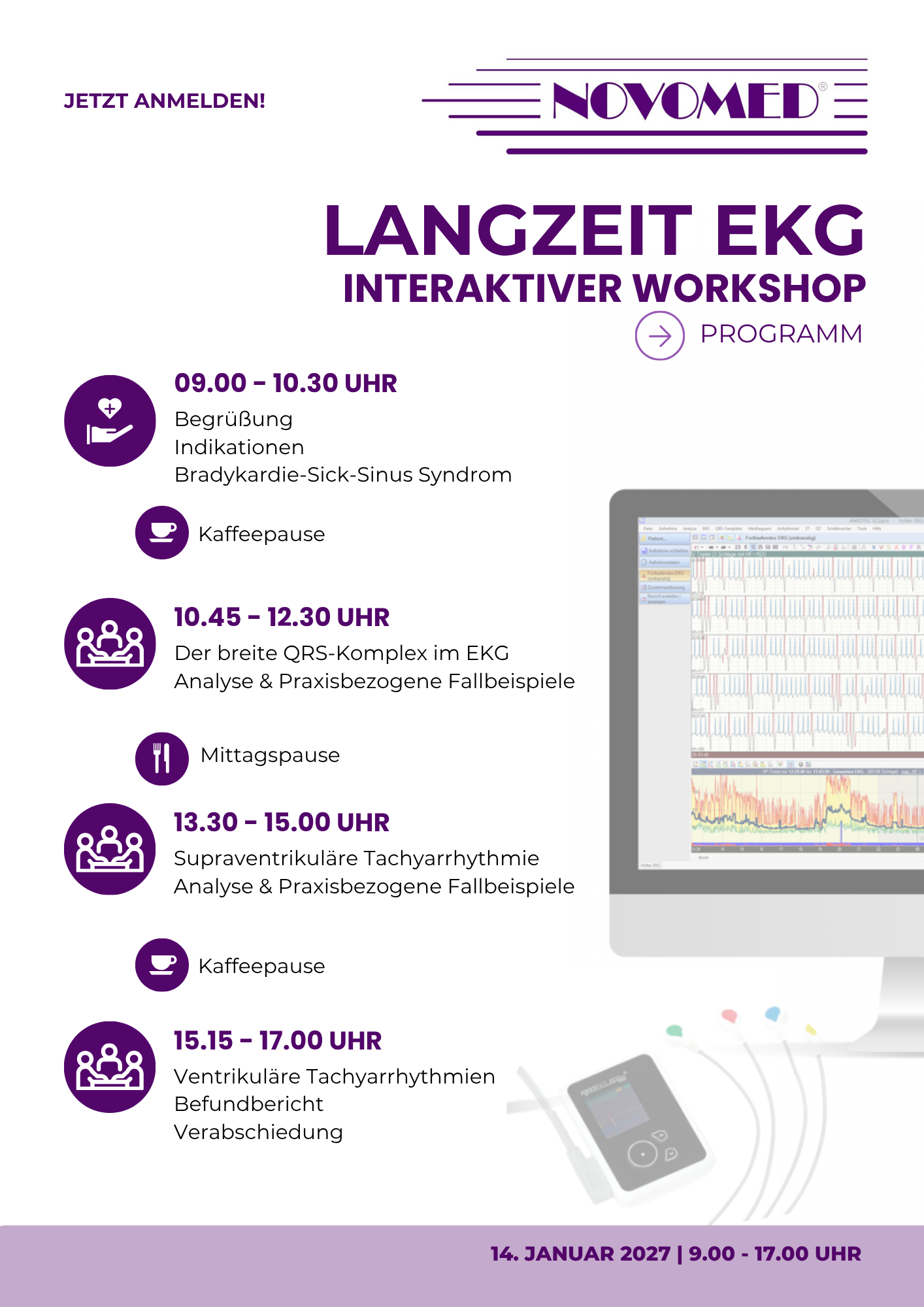 Interaktiver Workshop | Langzeit EKG
